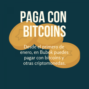 Paga con bitcoins y otras criptomonedas en nuestra tienda