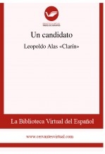 Libro Un candidato, autor Biblioteca Virtual Miguel de Cervantes