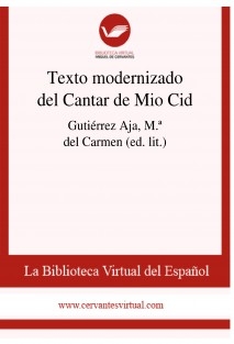 Texto modernizado del Cantar de Mio Cid