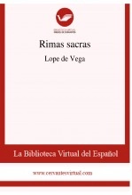 Libro Rimas sacras, autor Biblioteca Virtual Miguel de Cervantes Libro Rimas sacras, autor Biblioteca Virtual Miguel de Cervantes