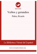 Libro Verbos y gerundios, autor Biblioteca Virtual Miguel de Cervantes Libro Verbos y gerundios, autor Biblioteca Virtual Miguel de Cervantes