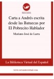 Carta a Andrés escrita desde las Batuecas  por El Pobrecito Hablador