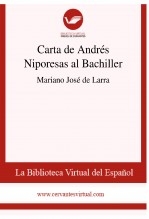 Libro Carta de Andrés Niporesas al Bachiller, autor Biblioteca Virtual Miguel de Cervantes