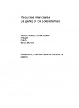 Libro Recursos mundiales: La gente y los ecosistemas, autor ecoespana Libro Recursos mundiales: La gente y los ecosistemas, autor ecoespana