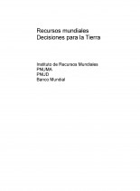 Recursos mundiales: Decisiones para la Tierra; equilibrio, voz y poder