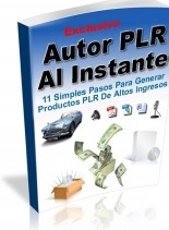 Libro AUTOR PLR AL INSTANTE, autor Gilberto Flores S. Libro AUTOR PLR AL INSTANTE, autor Gilberto Flores S.