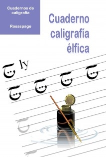 Cuaderno de caligrafía élfica