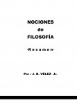 NOCIONES de FILOSOFÍA  -Resumen-