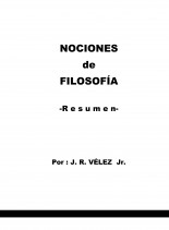 NOCIONES de FILOSOFÍA -Resumen-