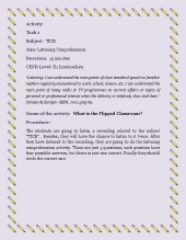 COMPUTER ASSISTED LANGUAGE LEARNING- ASSIGMENT I & II COMPUTER ASSISTED LANGUAGE LEARNING- ASSIGMENT I & II