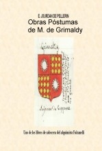Libro Obras Póstumas de M. de Grimaldy, autor vasilius Libro Obras Póstumas de M. de Grimaldy, autor vasilius