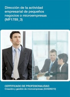 MF1789_3 - Dirección de la actividad empresarial de pequeños negocios o microempresas