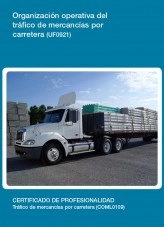 Libro UF0921 - Organización operativa del tráfico de mercancías por carretera, autor Editorial Elearning Libro UF0921 - Organización operativa del tráfico de mercancías por carretera, autor Editorial Elearning