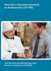 Libro UF1090 - Dirección y recursos humanos en restauración, autor Editorial Elearning Libro UF1090 - Dirección y recursos humanos en restauración, autor Editorial Elearning