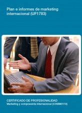 Libro UF1783 - Plan e informes de marketing internacional., autor Editorial Elearning Libro UF1783 - Plan e informes de marketing internacional., autor Editorial Elearning