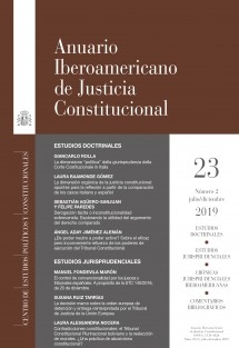 Anuario Iberoamericano de Justicia Constitucional, nº 23(II), julio-diciembre, 2019
