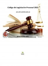 Libro Código de Legislación Procesal 2021, autor Sergio Alcega Vidal Libro Código de Legislación Procesal 2021, autor Sergio Alcega Vidal
