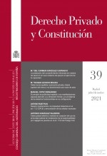 Libro Derecho Privado y Constitución, nº 39, 2021, autor Centro de Estudios Políticos 