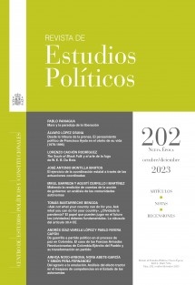 Revista de Estudios Políticos, nº 202, septiembre-diciembre, 2023