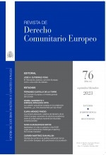 Libro Revista de Derecho Comunitario Europeo, nº 76, septiembre-diciembre, 2023, autor Centro de Estudios Políticos 