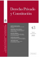 Libro Derecho Privado y Constitución, nº 43, julio-diciembre, 2023, autor Centro de Estudios Políticos 