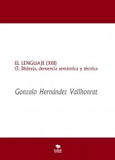 Libro EL LENGUAJE (XIII), autor Gonzalo Hernández Vallhonrat Libro EL LENGUAJE (XIII), autor Gonzalo Hernández Vallhonrat